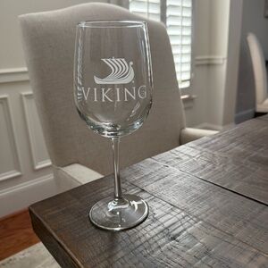 Clear Viking Riverboat Wine Glass Drinkware